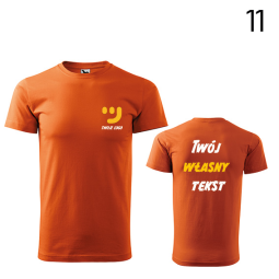 Koszulka Męska Basic Z Własnym Nadrukiem