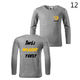 Koszulka Dziecięca Długi Rękaw Z Własnym Nadrukiem