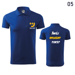 Koszulka Męska Polo Cotton Z Własnym Nadrukiem