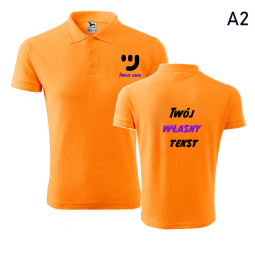 Koszulka Męska Polo Cotton Z Własnym Nadrukiem