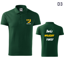 Koszulka Męska Polo Cotton Z Własnym Nadrukiem