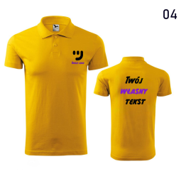 Koszulka Męska Polo Cotton Z Własnym Nadrukiem