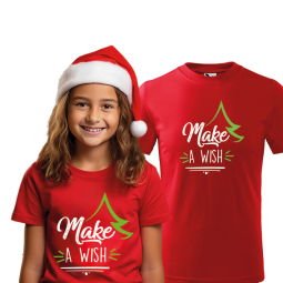 KOSZULKA DZIECIĘCA MAKE A WISH CZERWONA