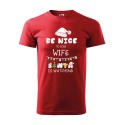 KOSZULKA MĘSKA BE NICE TO YOUR WIFE SANTA IS WATCHING BIAŁA KOSZULKA MĘSKA BE NICE TO YOUR WIFE SANTA IS WATCHING BIAŁA