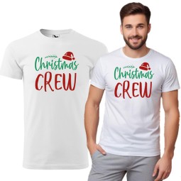 KOSZULKA MĘSKA CHRISTMAS CREW BIAŁA