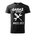 KOSZULKA MĘSKA GARAŻ WZYWA BIAŁA