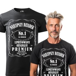 KOSZULKA DLA DZIADKA NAJLEPSZY DIZADEK CZARNA