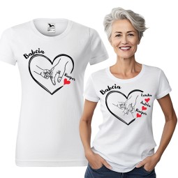 KOSZULKA DLA BABCI BIAŁA