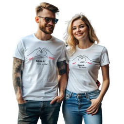 ZESTAW KOSZULEK BIAŁYCH DLA PAR