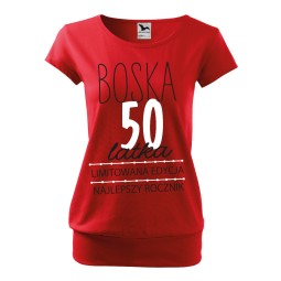 KOSZULKA DAMSKA CZERWONA