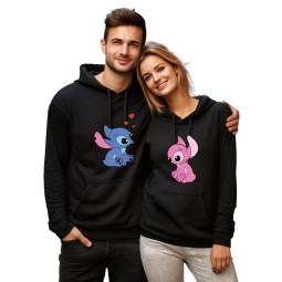 ZESTAW BLUZ DLA PAR ZE STITCHEM