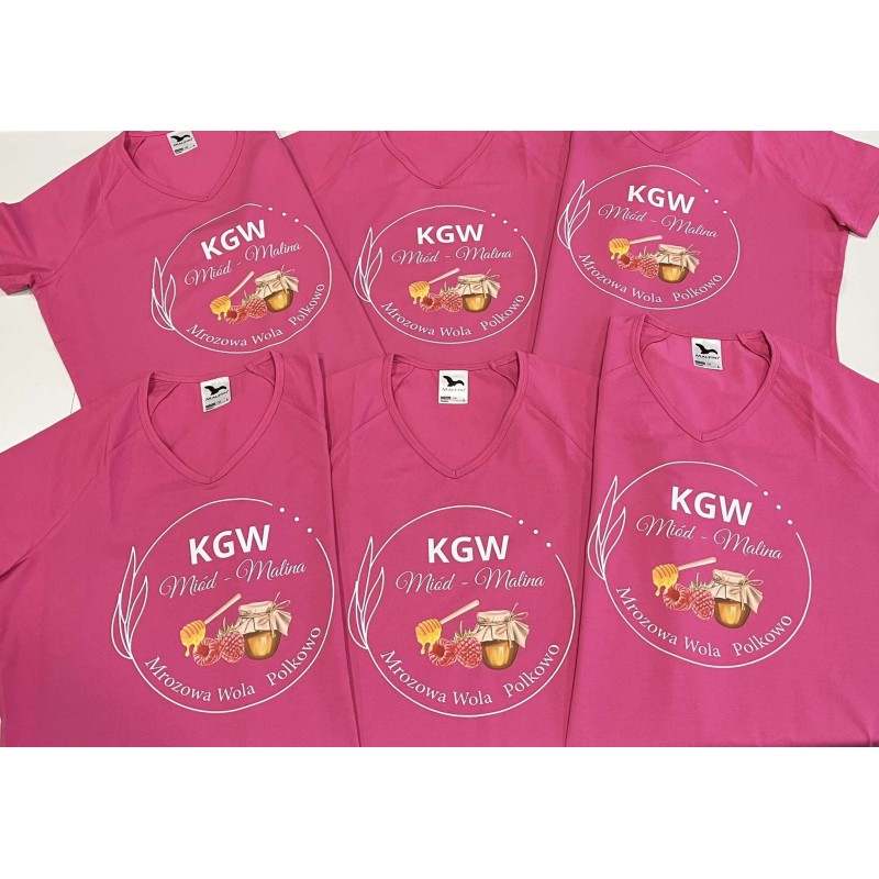 Koszulka Basic Koło Gospodyń Wiejskich Biała