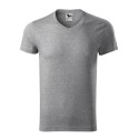 Koszulka Męska Slim Fit V-Neck Z Własnym Nadrukiem