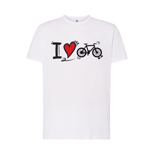 Koszulka Męska I Love Bike Tshirt na rower