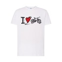 Koszulka Męska I Love Bike Tshirt na rower