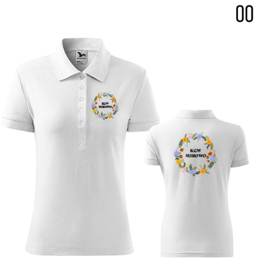 Koszulka Damska Polo Cotton Koło Gospodyń Wiejskich Koszulka Damska Polo Cotton Koło Gospodyń Wiejskich