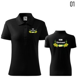 Koszulka Damska Polo Cotton Koło Gospodyń Wiejskich