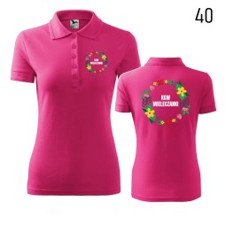 Koszulka Damska Polo Cotton Koło Gospodyń Wiejskich