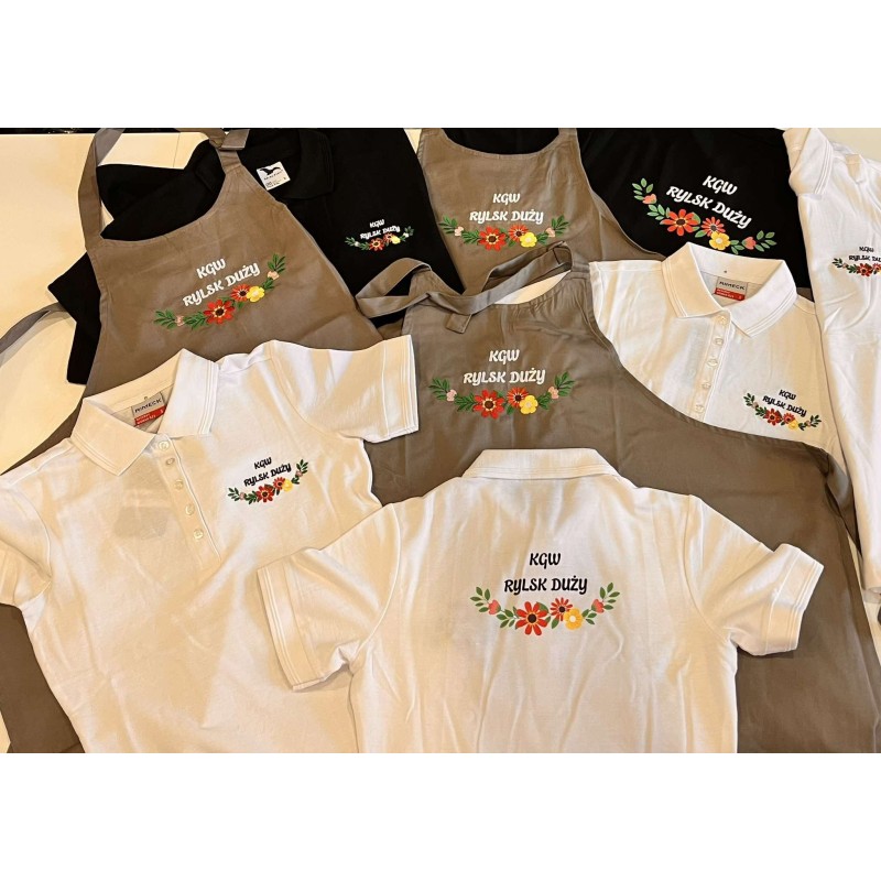 Koszulka Damska Polo Cotton Koło Gospodyń Wiejskich