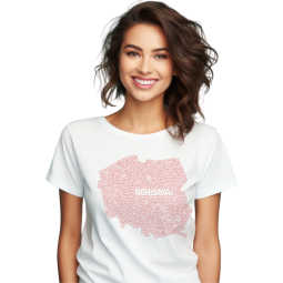 Koszulka Damska Kibica Euro 2025 Reprezentacja Polski