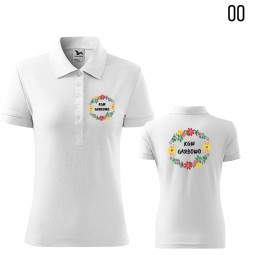 Koszulka Damska Polo Cotton Heavy Koło Gospodyń Wiejskich