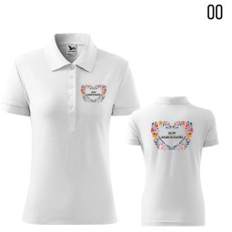 Koszulka Damska Polo Cotton Heavy Koło Gospodyń Wiejskich