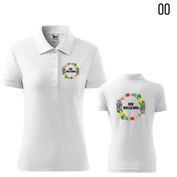 Koszulka Damska Polo Cotton Heavy Koło Gospodyń Wiejskich