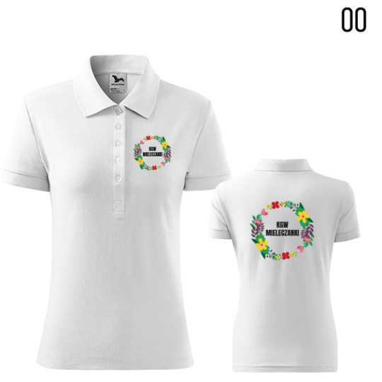 Koszulka Damska Polo Cotton Heavy Koło Gospodyń Wiejskich Koszulka Damska Polo Cotton Heavy Koło Gospodyń Wiejskich