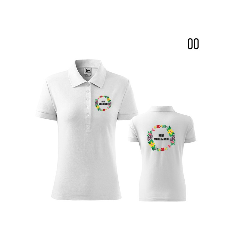 Koszulka Damska Polo Cotton Heavy Koło Gospodyń Wiejskich
