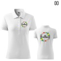 Koszulka Damska Polo Cotton Heavy Koło Gospodyń Wiejskich Koszulka Damska Polo Cotton Heavy Koło Gospodyń Wiejskich