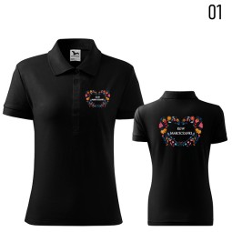 Koszulka Damska Polo Cotton Heavy Koło Gospodyń Wiejskich