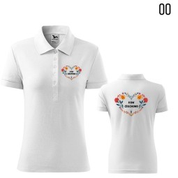 Koszulka Damska Polo Cotton Heavy Koło Gospodyń Wiejskich
