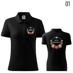 Koszulka Damska Polo Pique Koło Gospodyń Wiejskich