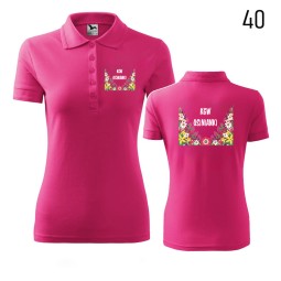 Koszulka Damska Polo Pique Koło Gospodyń Wiejskich