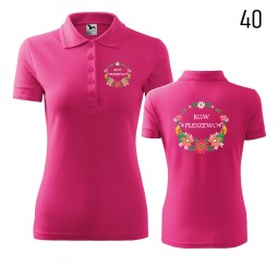 Koszulka Damska Polo Pique Koło Gospodyń Wiejskich