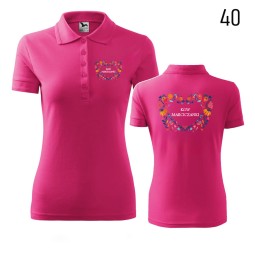 Koszulka Damska Polo Pique Koło Gospodyń Wiejskich