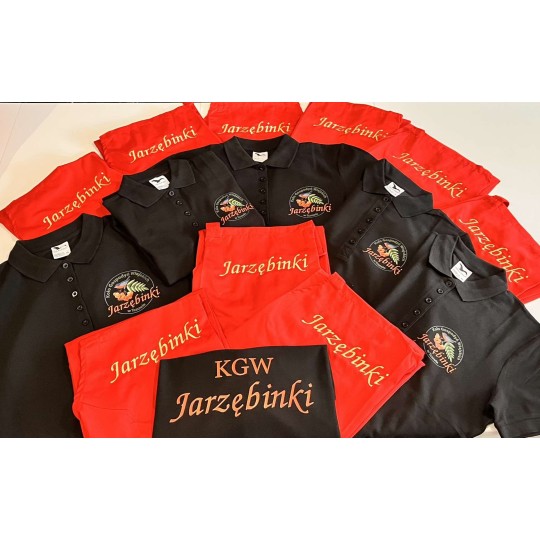 Koszulka Damska Polo Cotton Heavy Koło Gospodyń Wiejskich Koszulka Damska Polo Cotton Heavy Koło Gospodyń Wiejskich