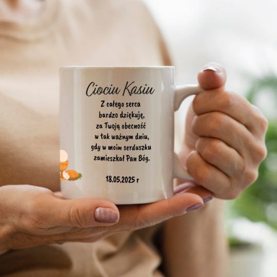 Kubek Na Podziękowanie Dla Gości Pierwsza Komunia Św. Prezent