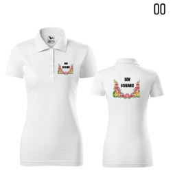 Koszulka Damska Polo Single J. Koło Gospodyń Wiejskich