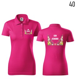 Koszulka Damska Polo Single J. Koło Gospodyń Wiejskich