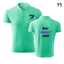 Koszulka Męska Polo Pique Z Własnym Nadrukiem