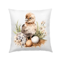 POSZEWKA NA PODUSZKĘ WIELKANOC 40X40cm KOLOROWE WIOSENNE