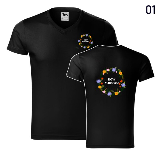 Koszulka Męska Slim Fit Koło Gospodyń Wiejskich Koszulka Męska Slim Fit Koło Gospodyń Wiejskich