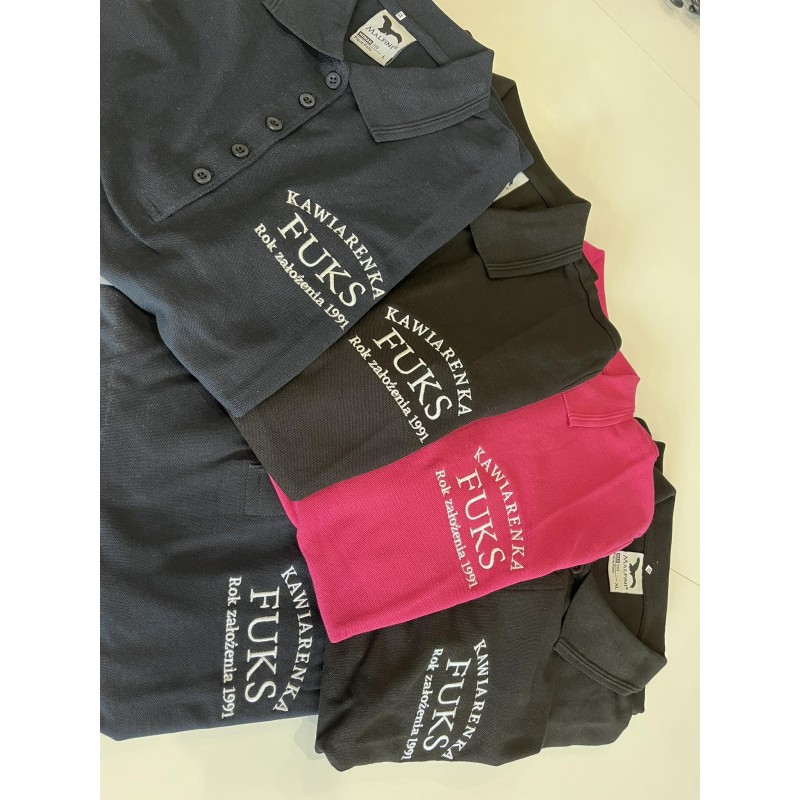 Koszulka Męska Polo Cotton Heavy Z Własnym Nadrukiem