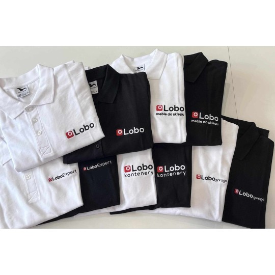 Koszulka Męska Polo Cotton Heavy Z Własnym Nadrukiem Koszulka Męska Polo Cotton Heavy Z Własnym Nadrukiem